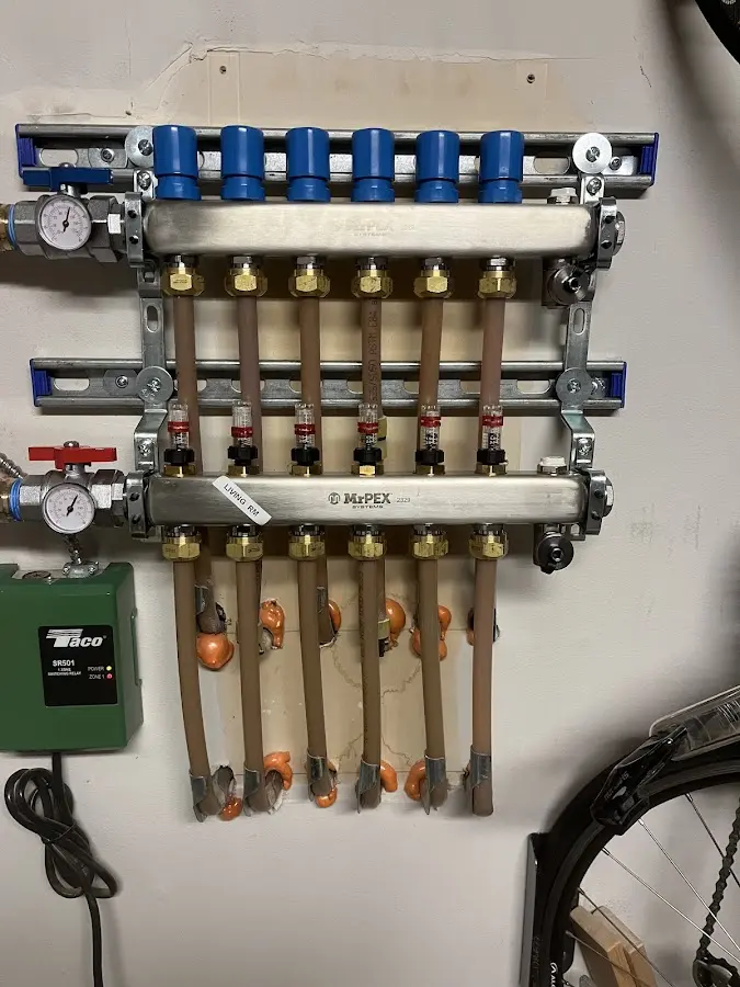 Plumber performing Leak Detection at a residential property in Bargersville